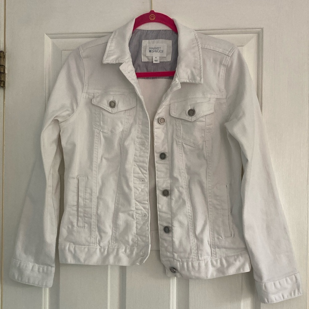 White Jean Jacket